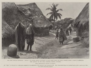 La question ouest-africaine, Eguns, ou êtres sacrés censés être ressuscités, passant le long d